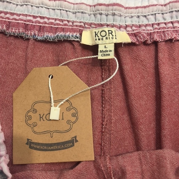 Kori America Women’s Shorts with Draw String L - Picture 2 of 10